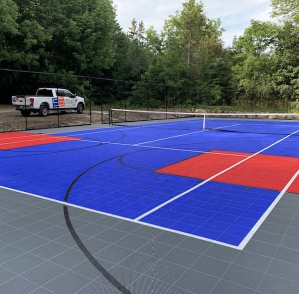 Eco-Friendly Plastic Custom Lo - Outdoor Sport Floor Tiles recension och pris