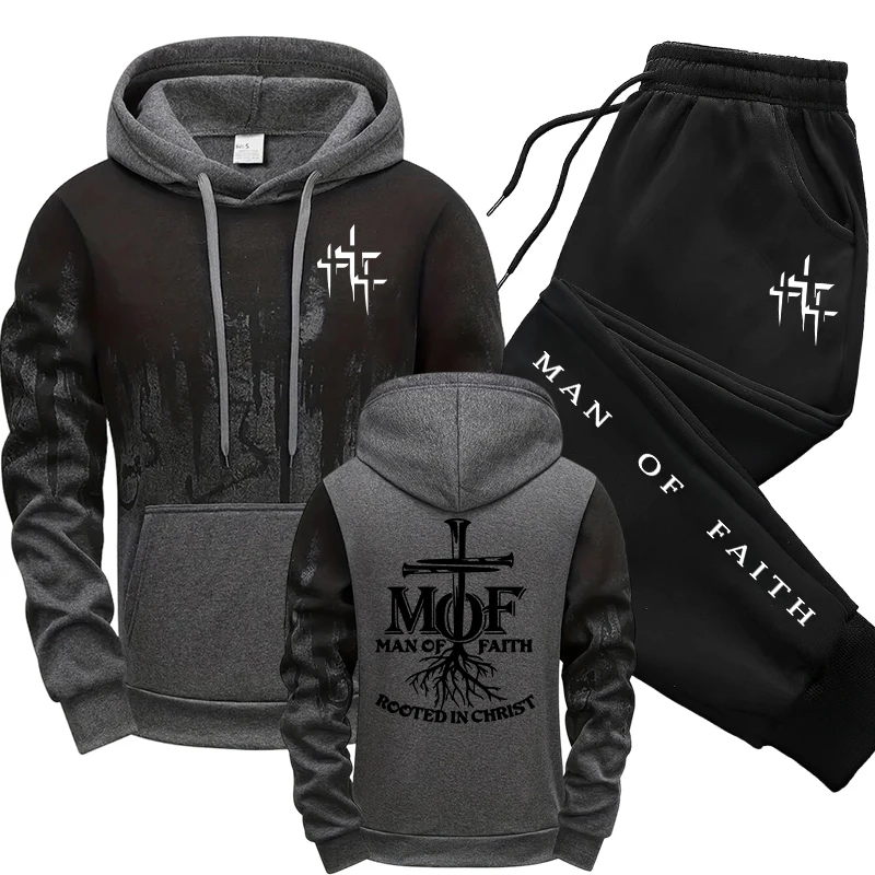 Man of Faith Men's Tracksuit H - Outdoor Sportswear recension och pris
