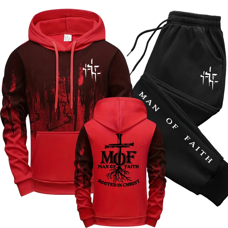 Man of Faith Men's Tracksuit H - Outdoor Sportswear recension och pris