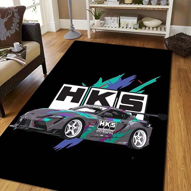 3D Racing H-HKS Print Area Rug - Outdoor Sport Area recension och pris