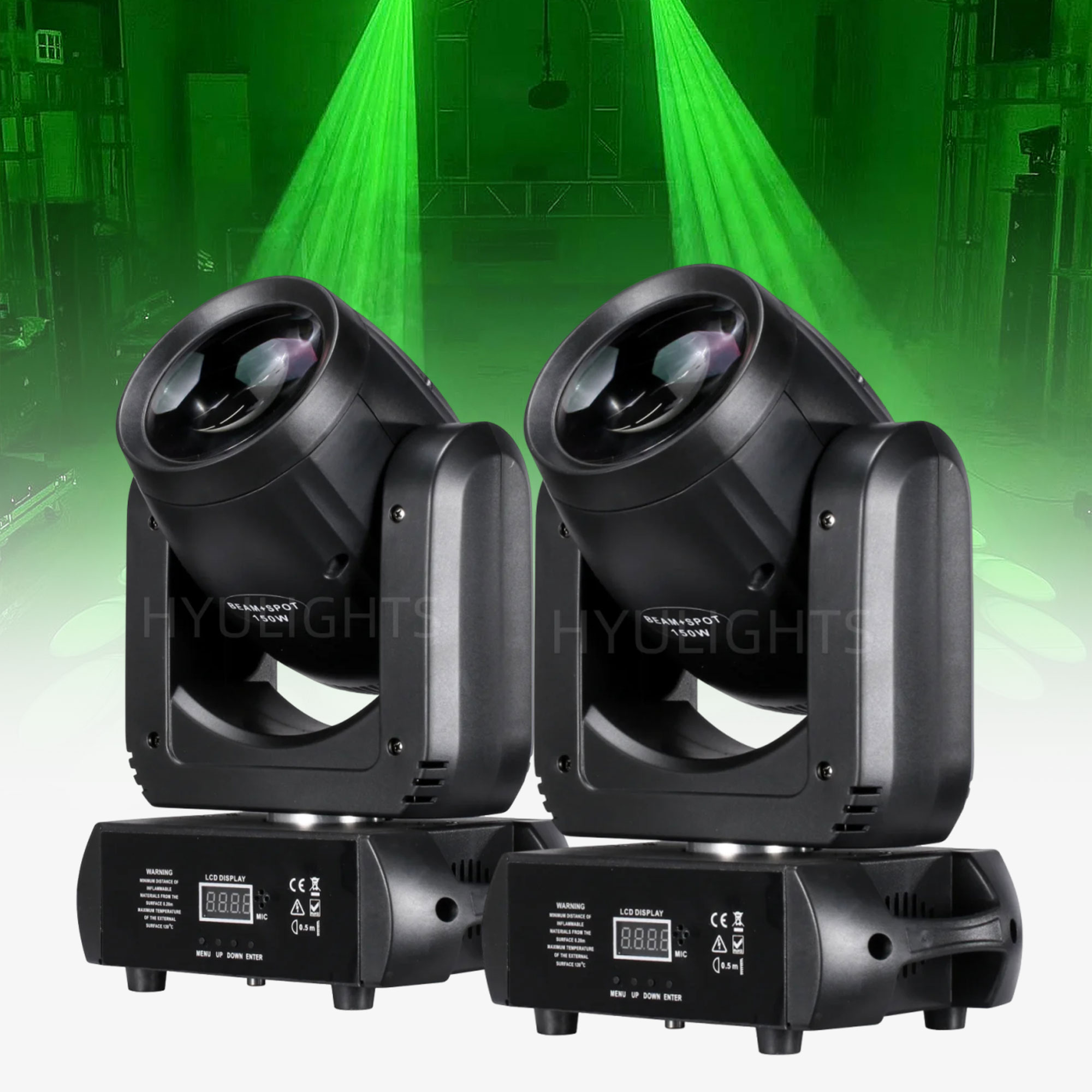 2PCS Mini LED Moving Head Ligh - Head Racket Boom recension och pris