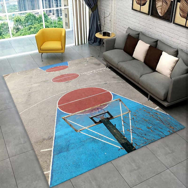 Retro Basketball Court Sport L - Outdoor Sport Area recension och pris